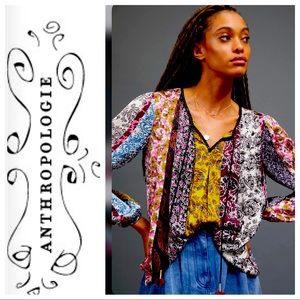 Anthropologie Corinne Peasant Blouse